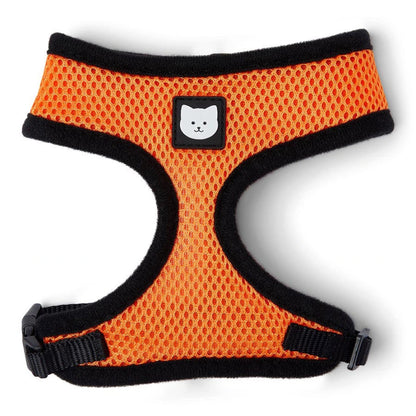 PetsGoodie Cat Body Harness & Lead Set Orange Adjustable Pet Vest
