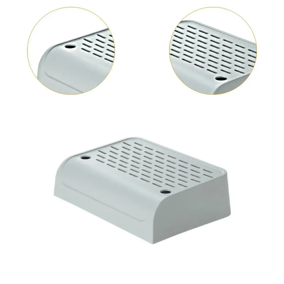 PetsGoodie Litter Catcher Cat Steps Double Layer Non-Slip Tray