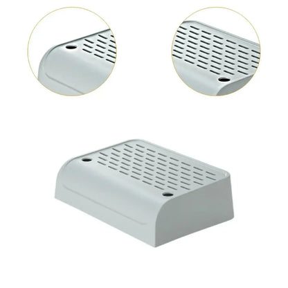 PetsGoodie Litter Catcher Cat Steps Double Layer Non-Slip Tray