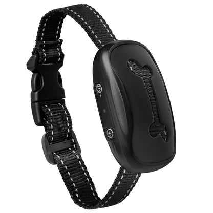 PetsGoodie Anti-Barking Training Collar - USB Rechargeable Ultrasonic & Vibration Bark Control