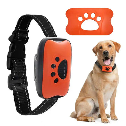 PetsGoodie Anti-Barking Training Collar - USB Rechargeable Ultrasonic & Vibration Bark Control
