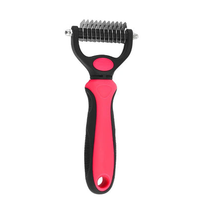 PetsGoodie Professional Deshedding Brush - Stainless Steel Fur Knot Remover for Dogs & Cats