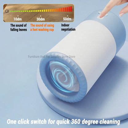 PetsGoodie Automatic Paw Cleaner - Electric Portable Foot Washer for Dogs