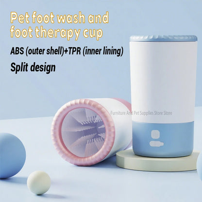 PetsGoodie Automatic Paw Cleaner - Electric Portable Foot Washer for Dogs