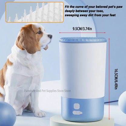 PetsGoodie Automatic Paw Cleaner - Electric Portable Foot Washer for Dogs